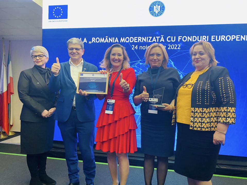 Câmpulung Muscel, singurul oraș din țară, câștigă premiu la Gala “România modernizată cu fonduri europene” în cadrul Programului Operațional Capacitate Umană.