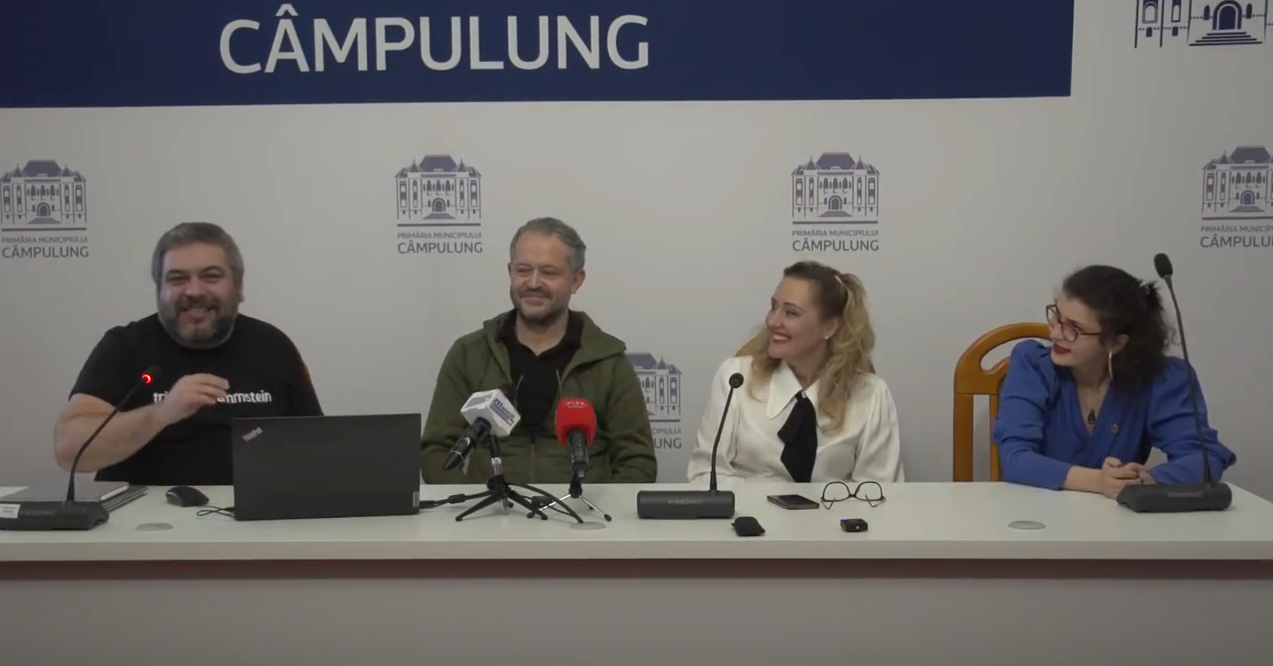 Conferință de presă - lansarea noului site al Primăriei Municipiului Câmpulung