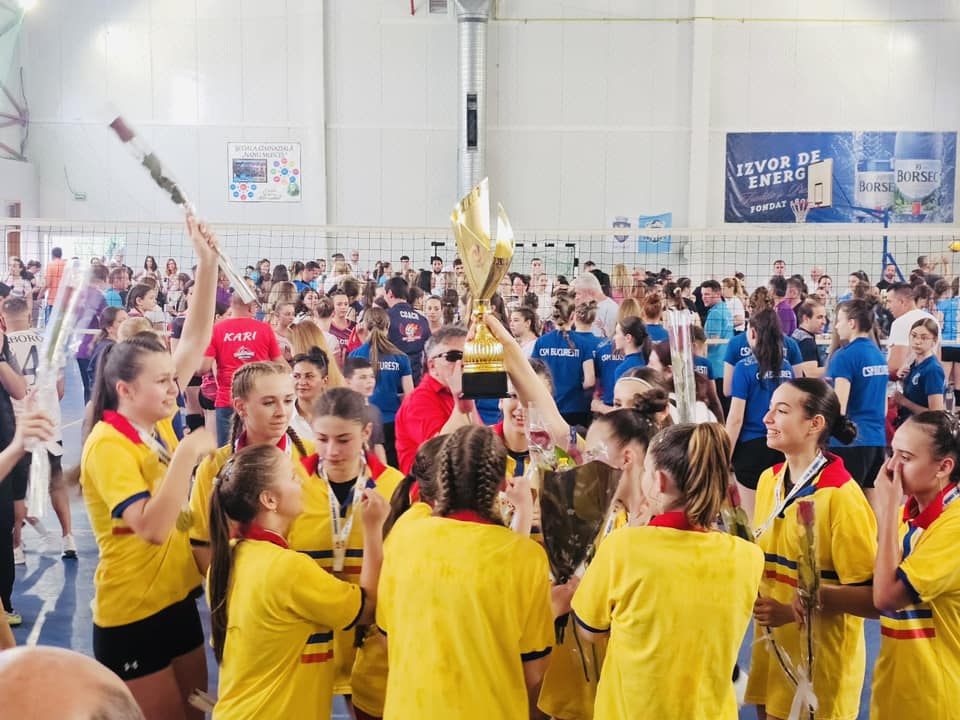 Echipa de volei CS Muscel a devenit astăzi campioană națională