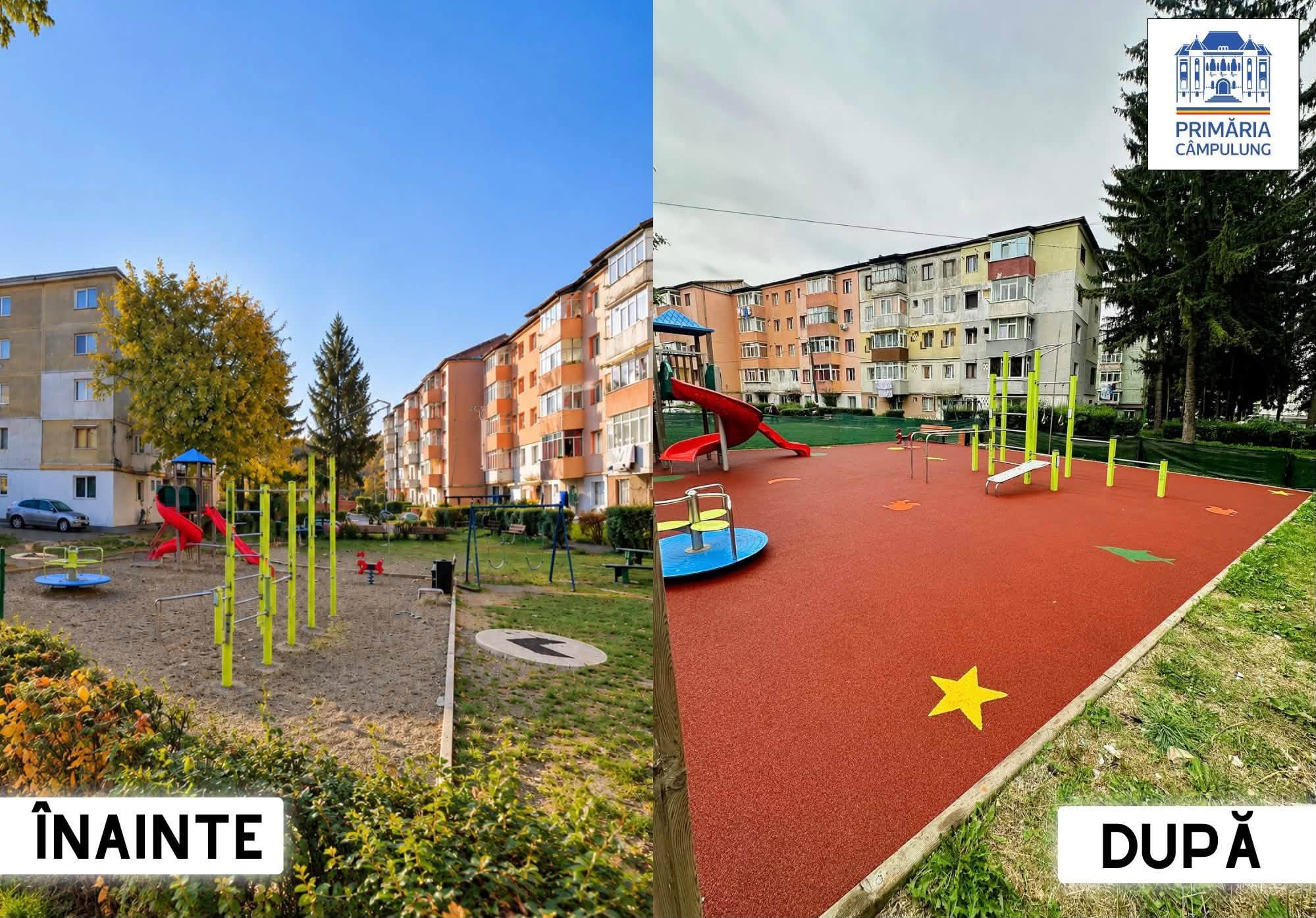 Reabilitarea locului de joacă din Vișoi, strada Emil Gârleanu
